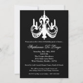 5x7 kroonluier zoet 16 Birthday Deel Uitnodiging (Voorkant)