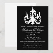 5x7 kroonluier zoet 16 Birthday Deel Uitnodiging (Voorkant / Achterkant)