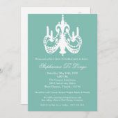 5x7 kroonluier zoet 16 Birthday Deel Uitnodiging (Voorkant / Achterkant)