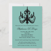 5x7 kroonluier zoet 16 Birthday Deel Uitnodiging (Voorkant)