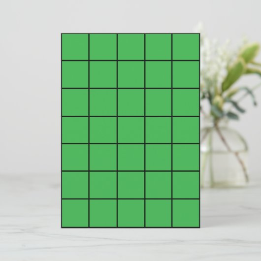 5x7 L. Groenboek Gridmap Kaart (Staand voorkant)