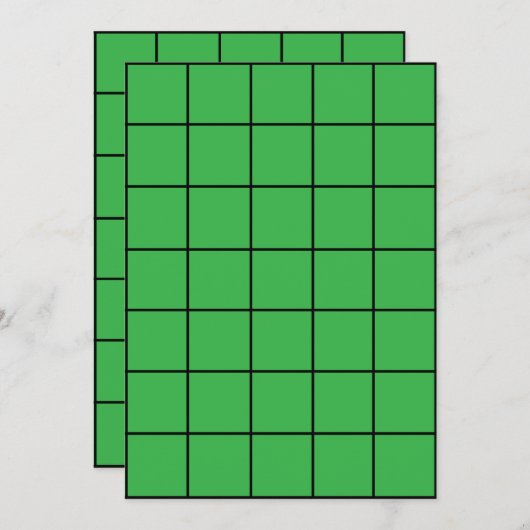 5x7 L. Groenboek Gridmap Kaart (Voorkant / Achterkant)