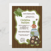 5x7 Laguna Beach Turtle Baby shower Invitation Kaart (Voorkant / Achterkant)