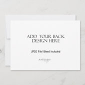 5x7" Landschap Kaart Afdrukken Dubbelzijdig (Achterkant)