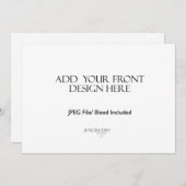 5x7" Landschap Kaart Afdrukken Dubbelzijdig (Voorkant / Achterkant)