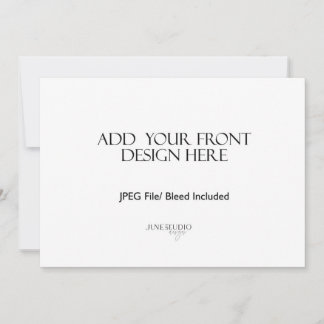 5x7" Landschap Kaart Afdrukken Dubbelzijdig