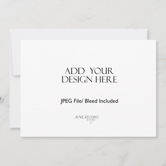 5x7" Landschap Kaart Printing (Voorkant)