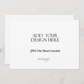 5x7" Landschap Kaart Printing (Voorkant / Achterkant)