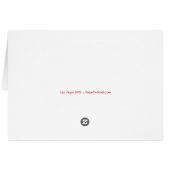 5x7 Las Vegas Kaart voor Kerstmis (Achterkant Horizontaal)