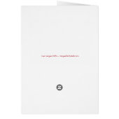 5x7 Las Vegas Kaart voor kerstmis Personaliseer uw (Achterkant)