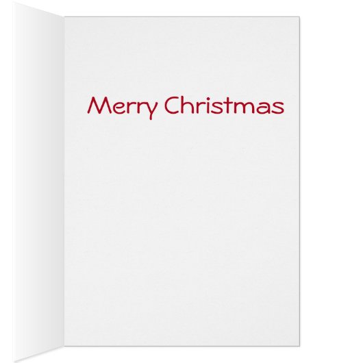 5x7 Las Vegas Kaart voor kerstmis Personaliseer uw (Binnen (Rechts))