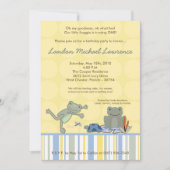 5x7 Leap Frog Turtle Bee verjaardagsfeestje uitnod Kaart (Voorkant)