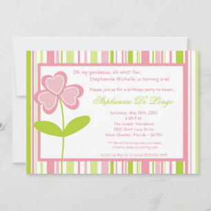 5x7 Lente Tijd Bloem Verjaardag Party Uitnodiging