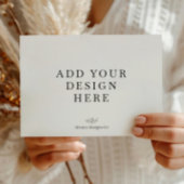 5x7" Liggend Uitnodigingskaart Afdrukken Kaart