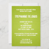 5x7 Lime Green DJ Platenspeler 16 Verjaardag Uitno Kaart (Voorkant)