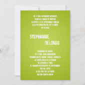 5x7 Lime Green DJ Platenspeler Quinceanera Uitnodi Kaart (Voorkant)