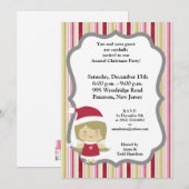 5x7 Little KerstAngel-uitnodiging Kaart (Voorkant / Achterkant)