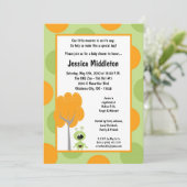 5x7 Little Monster Baby shower Invitation Kaart (Staand voorkant)