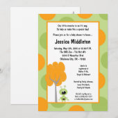 5x7 Little Monster Baby shower Invitation Kaart (Voorkant / Achterkant)