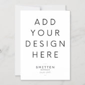 5x7"Magnetische Kaart Druk Magnetische Uitnodiging (Voorkant)