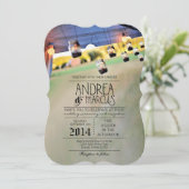 5x7 Mason Jar Kaars Houders Bruiloft Uitnodiging (Staand voorkant)