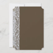 5x7 Mason Jar Rozen Rustieke bruiloft uitnodiging (Achterkant)