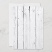 5x7 Mason Jar Wood Wash Land bruiloft uitnodiging (Achterkant)