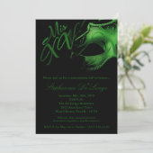 5x7 Masquerade Masker 15 Quinceanera Ball Invitati Kaart (Staand voorkant)