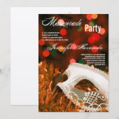 5x7 Masquerade Quinceanera Birthday Uitnodiging (Voorkant / Achterkant)