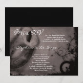 5x7 Masquerade Quinceanera Birthday Uitnodiging (Voorkant / Achterkant)