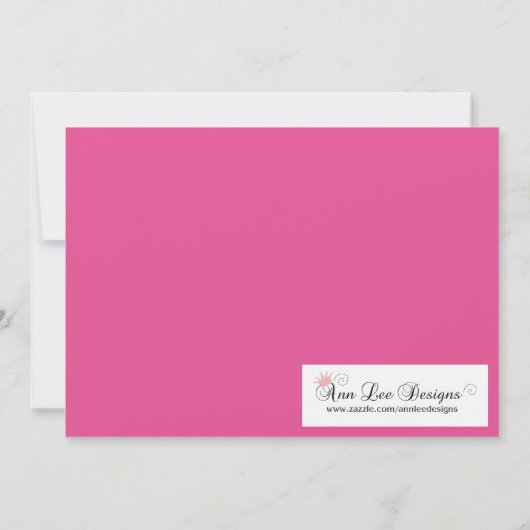 5x7 Masquerade Quinceanera Birthday Uitnodiging (Achterkant)