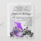 5x7 Masquerade Quinceanera Birthday Uitnodiging (Voorkant)