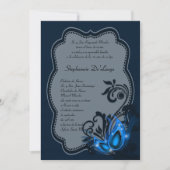 5x7 Masquerade Quinceanera Birthday Uitnodiging (Voorkant)