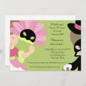 5x7 MasqueradeBall Halloween Bash Party Uitnodigin Kaart (Voorkant / Achterkant)