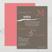 5x7 met Owl You Woodland Hoot Weduwen Uitnodiging (Voorkant / Achterkant)