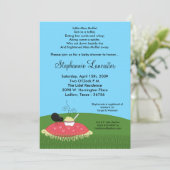 5x7 Miss Muffet Nursery Baby shower Uitnodiging (Staand voorkant)