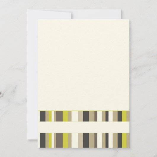 5x7 Modern Chinees Bord Diner Uitnodiging voor een (Achterkant)