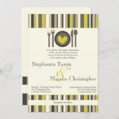 5x7 Modern Chinees Bord Diner Uitnodiging voor een (Voorkant / Achterkant)