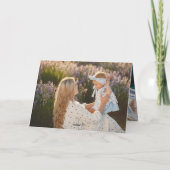 5x7 "Moderne Custom Photo Moederdag Kaart voor Mam (Achterkant)