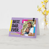 5x7 "Moderne Custom Photo Vaderdag Kaart voor Dad (Gele Bloem)