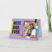 5x7 "Moderne Custom Photo Vaderdag Kaart voor Dad (Voorkant)