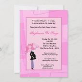 5x7 Moderne Mod Mam Shopping Baby shower Uitnodigi Kaart (Voorkant)