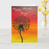 5x7 moederdagkaart kaart (Gele Bloem)