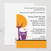 5x7 Monster Bash Halloween Feestuitnodiging Kaart (Voorkant / Achterkant)