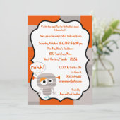 5x7 Monster Bash Halloween Feestuitnodiging Kaart (Staand voorkant)