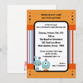 5x7 Monster Bash Halloween Feestuitnodiging Kaart (Voorkant / Achterkant)
