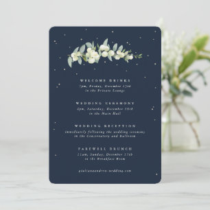 5x7 Navy Snowberry+Eucalyptus Trouw Itinerary