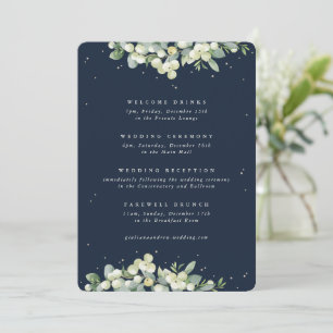 5x7 Navy Snowberry+Eucalyptus Trouw Itinerary