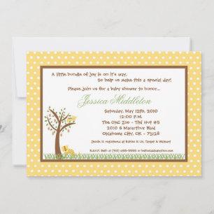 5x7 Neutra Baby Tiger & Ma Baby shower Invitation Kaart