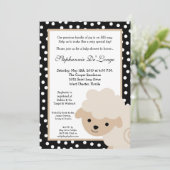 5x7 Neutra Boerderij Sheep Baby shower Kaart (Staand voorkant)